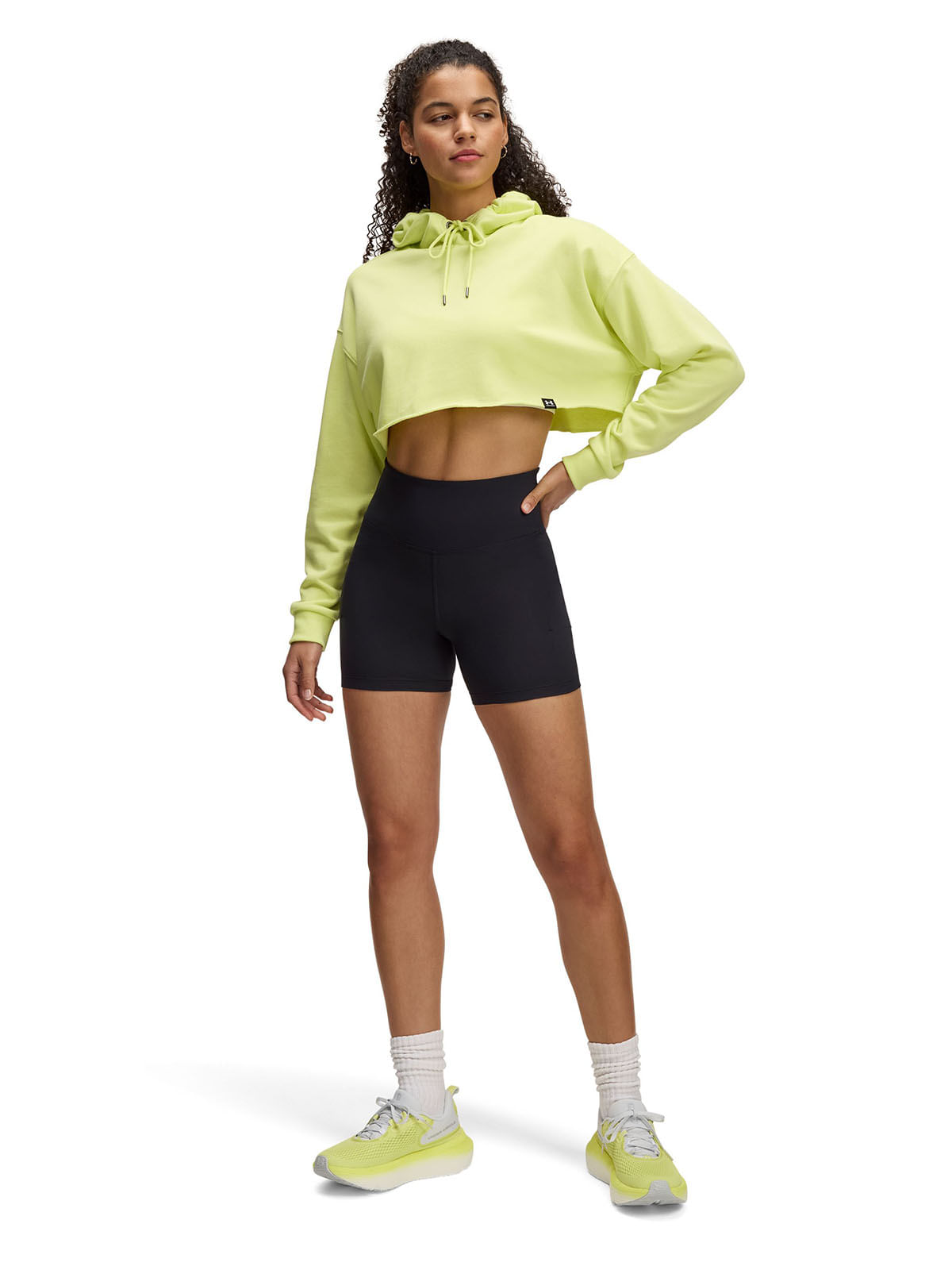 Shorts UA Launch Elite 4¿ negro para mujer