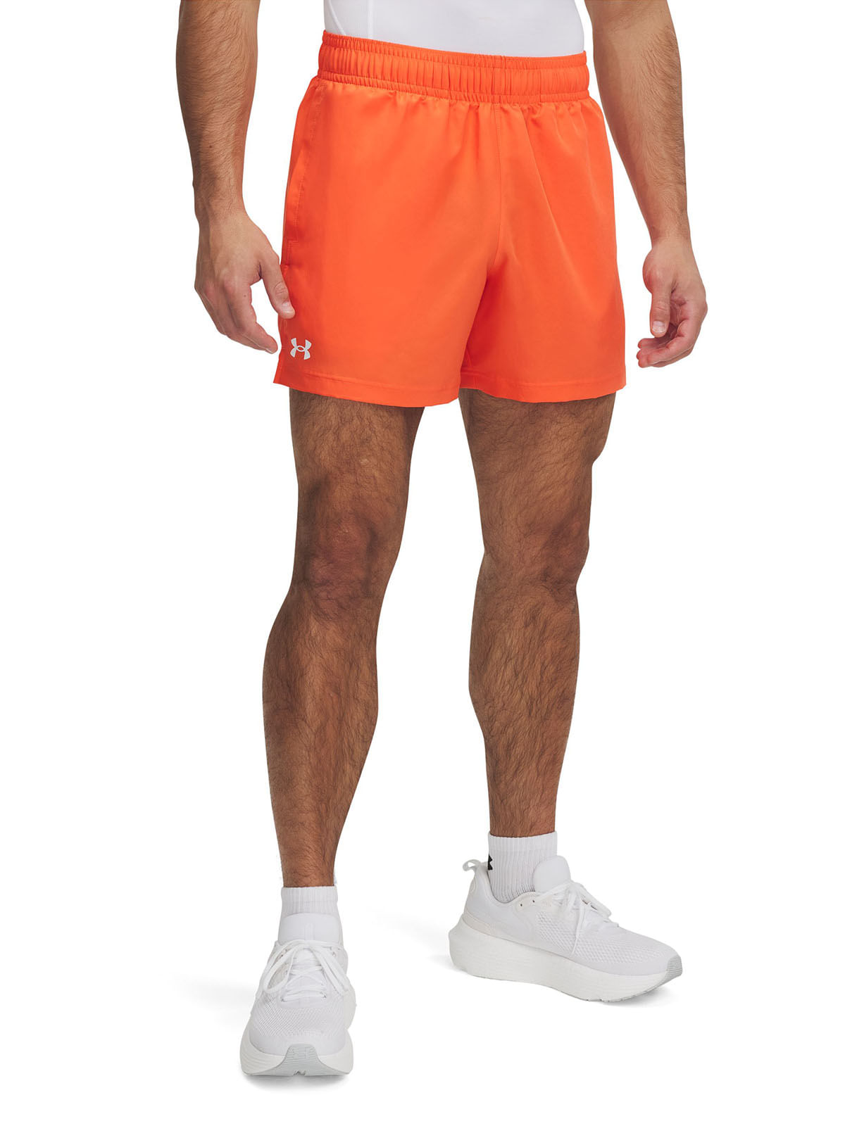 Shorts UA Tech Woven 5" naranjo para hombre