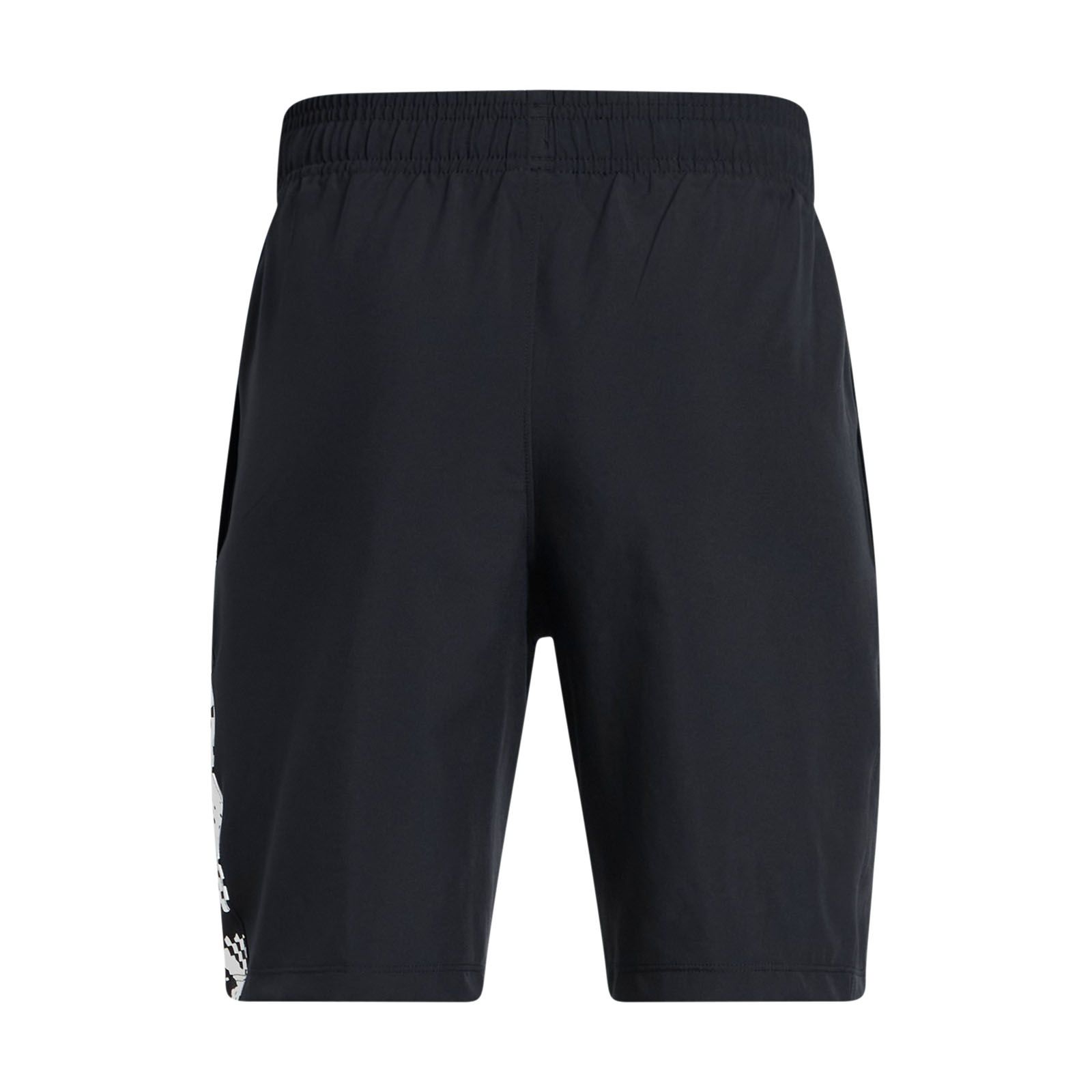 Shorts UA Tech Woven Graphic negro para niño