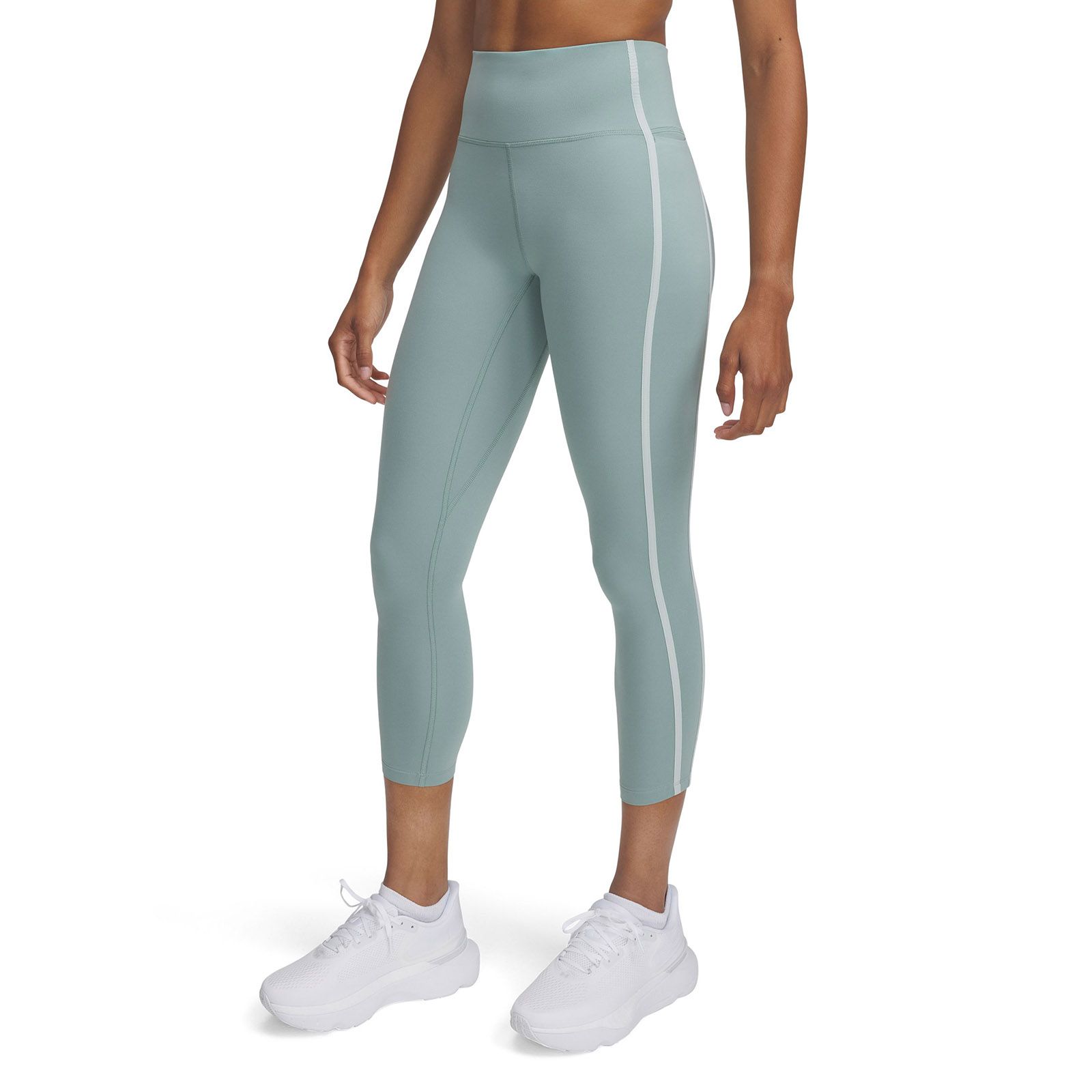 Calzas UA Meridian Piped verde para mujer