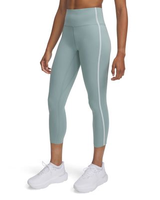Calzas UA Meridian Piped verde para mujer