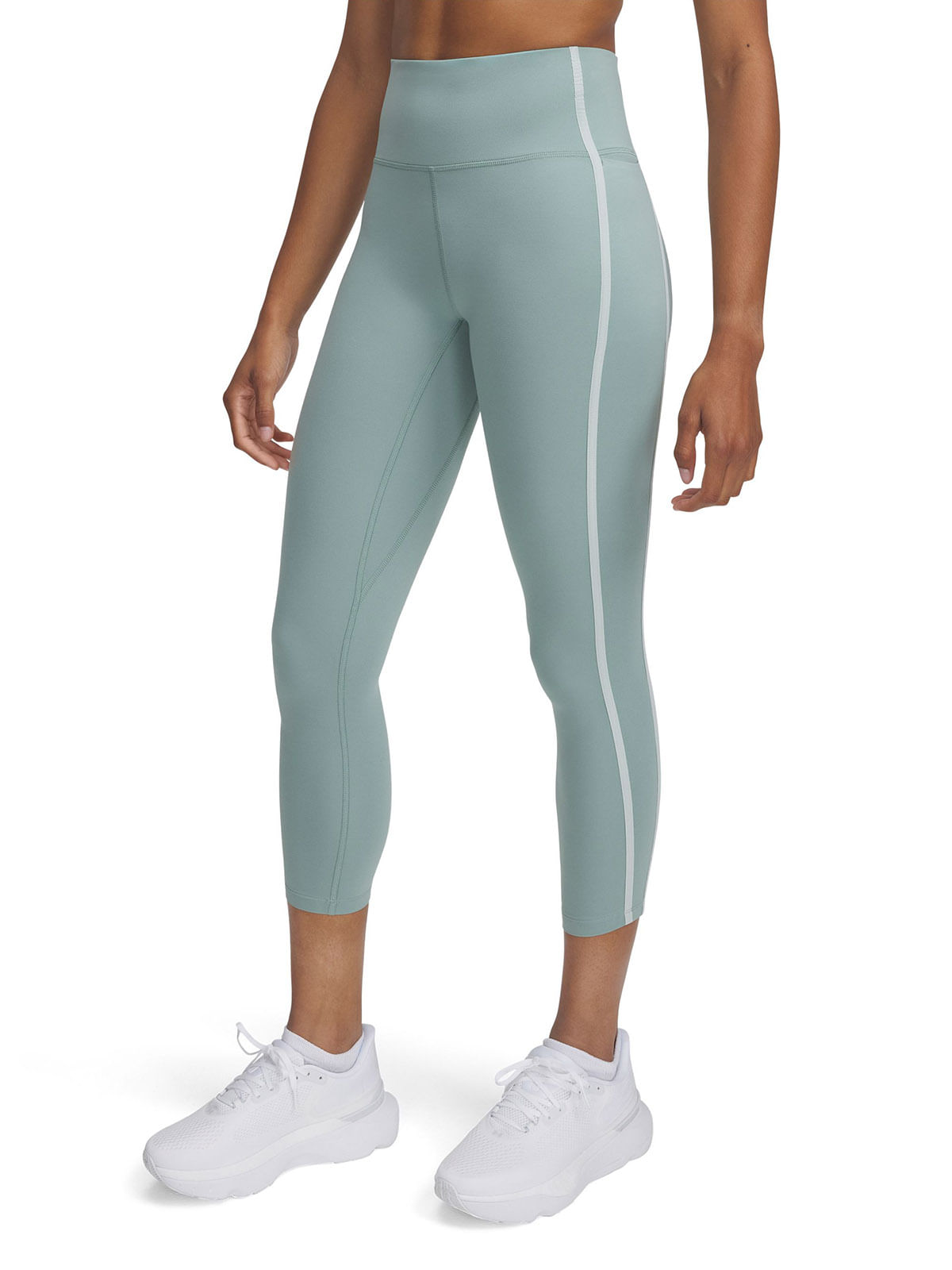 Calzas UA Meridian Piped verde para mujer