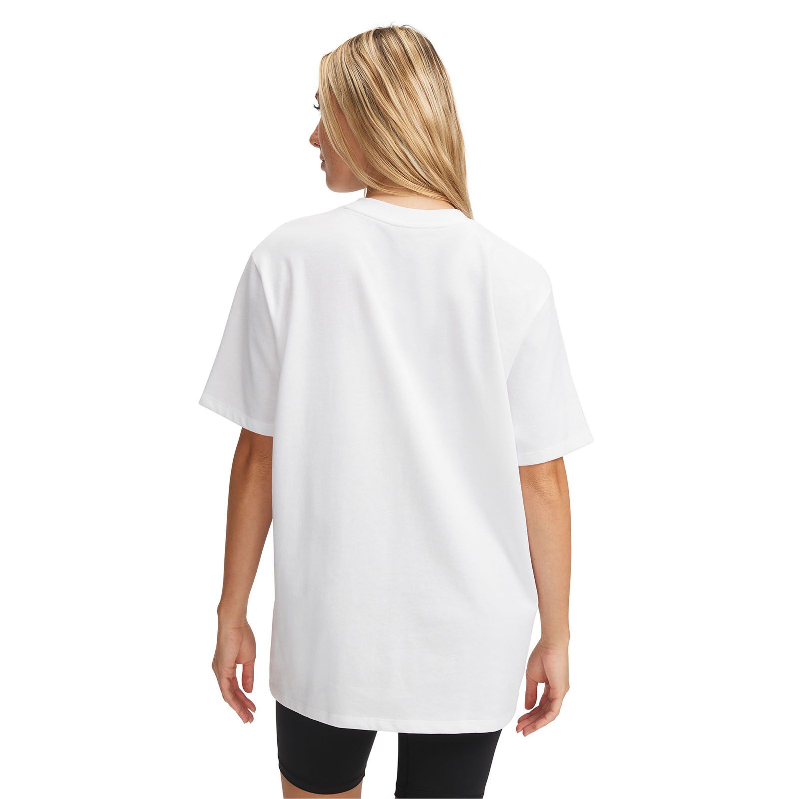 Polera manga corta UA Oversized 96 blanco para mujer