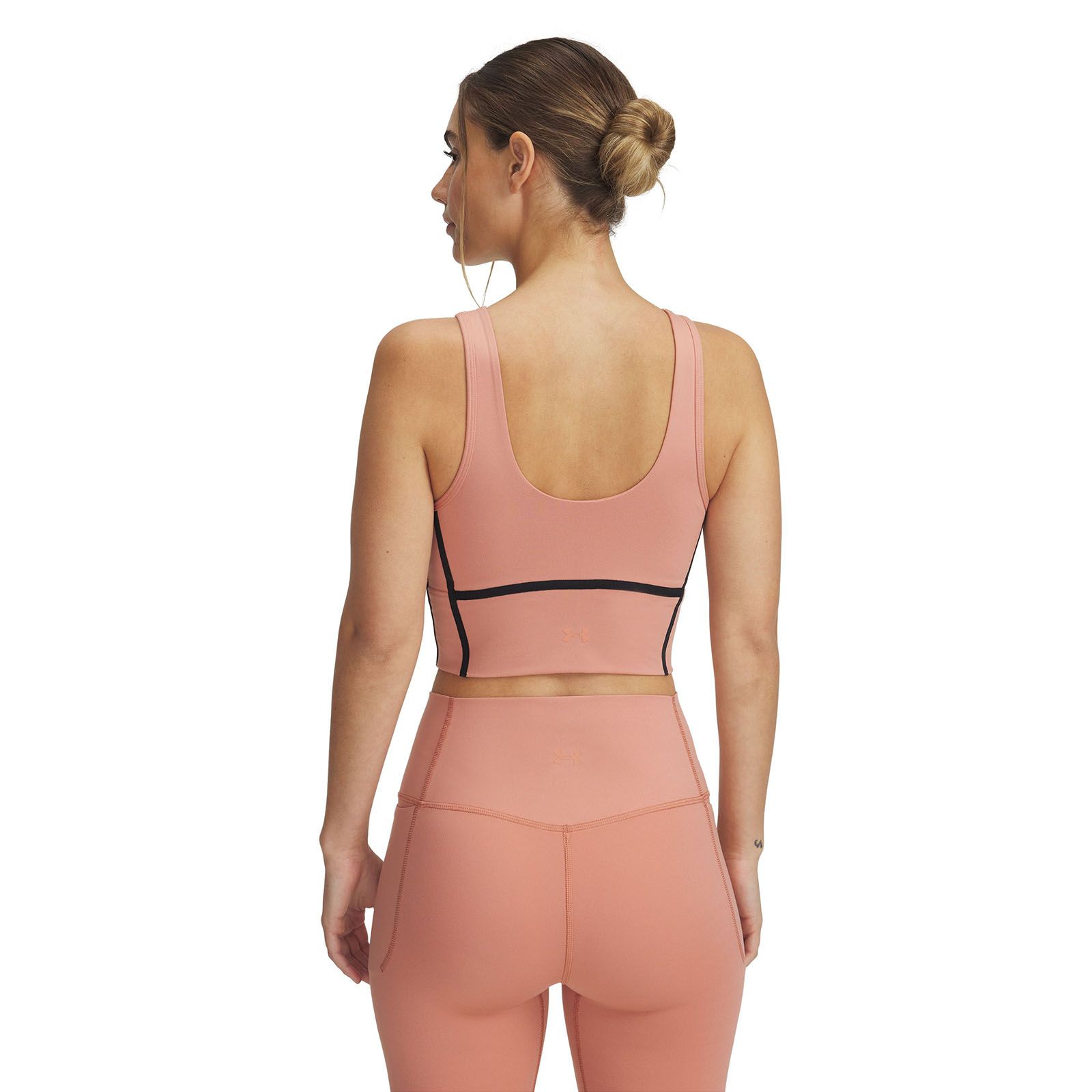 Polera sin mangas UA Meridian rosado para mujer