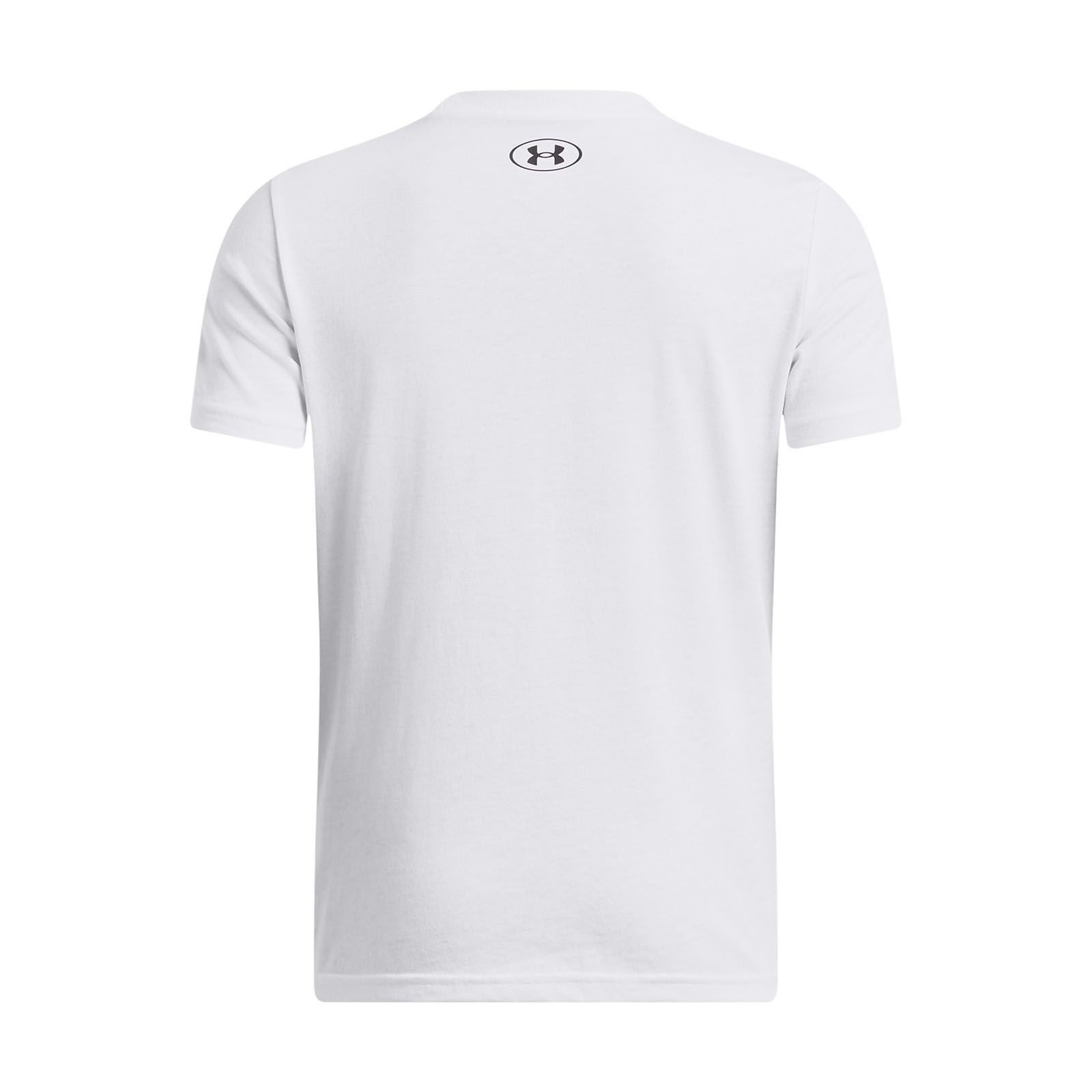 Polera manga corta UA Sportstyle LC blanco para niño