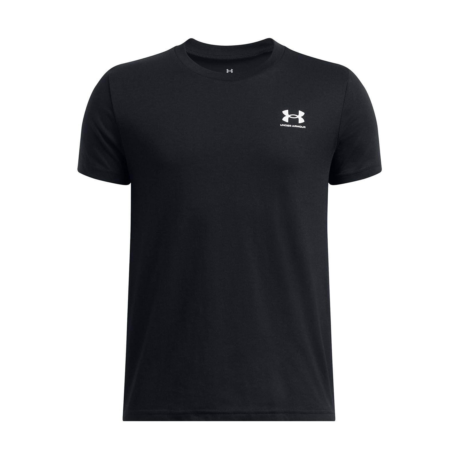 Polera manga corta UA Sportstyle LC negro para niño