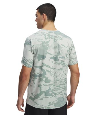 Polera manga corta UA Vanish Energy verde para hombre