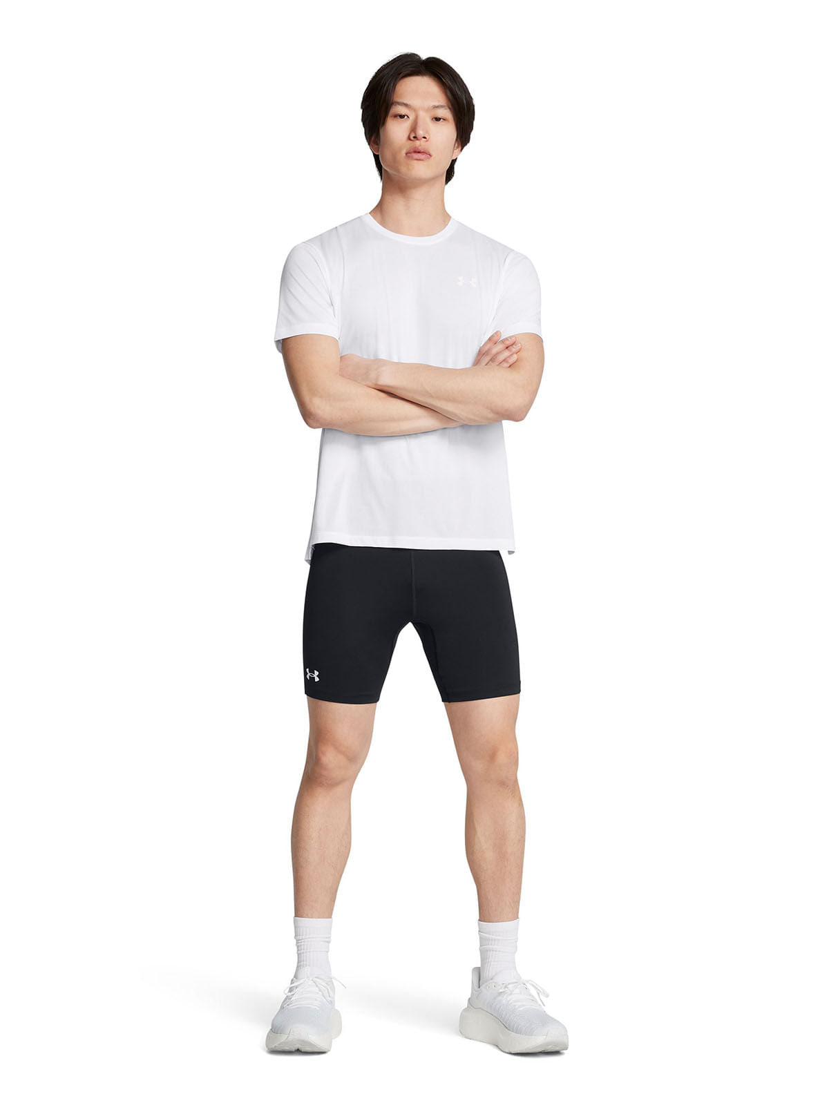 Calzas UA Launch negro para hombre