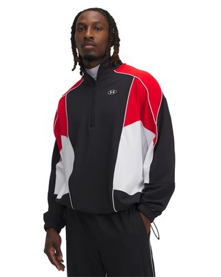 Chaqueta UA Tricot Colorblock negro para hombre