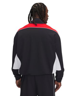 Chaqueta UA Tricot Colorblock negro para hombre