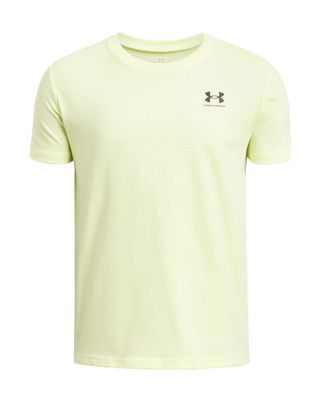 Polera manga corta UA Sportstyle LC amarillo para niño