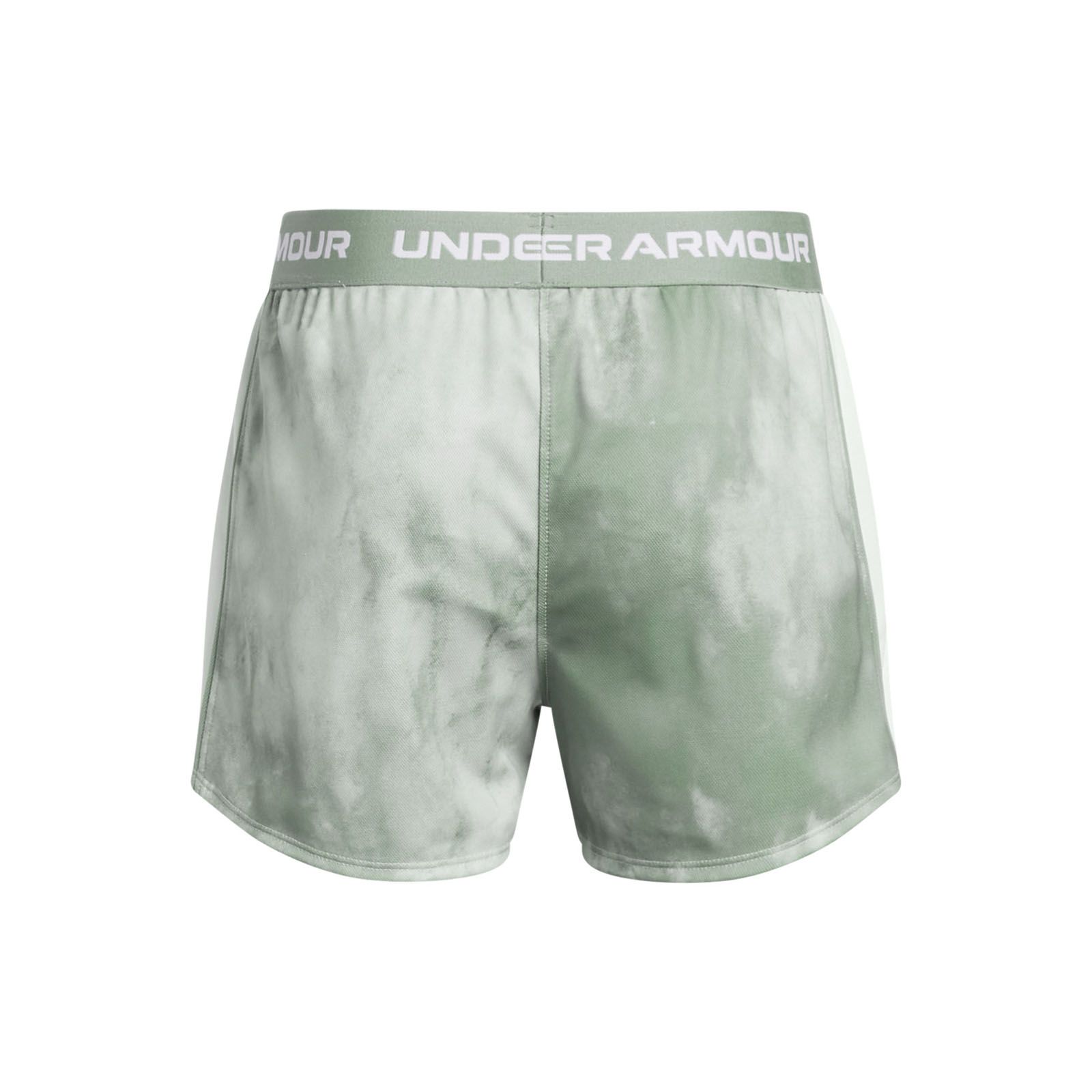 Shorts UA Tech Play Up Printed verde para niña
