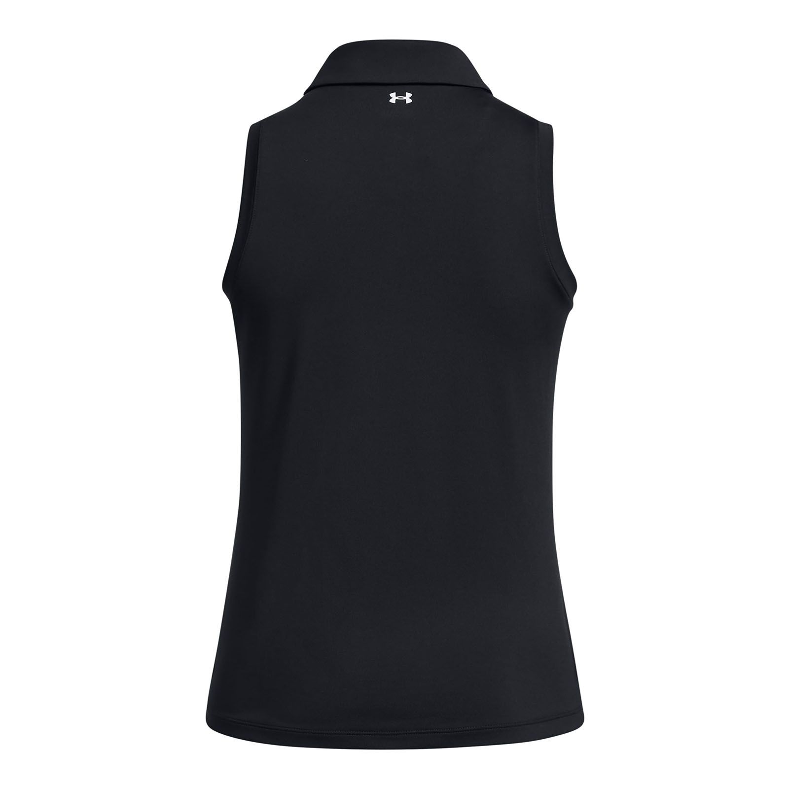 Polera sin mangas UA Playoff negro para mujer