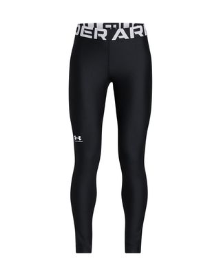 Primera capa inferior UA HeatGear negro para niña