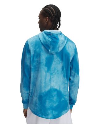 Polerón UA Rival Terry Printed azul para hombre