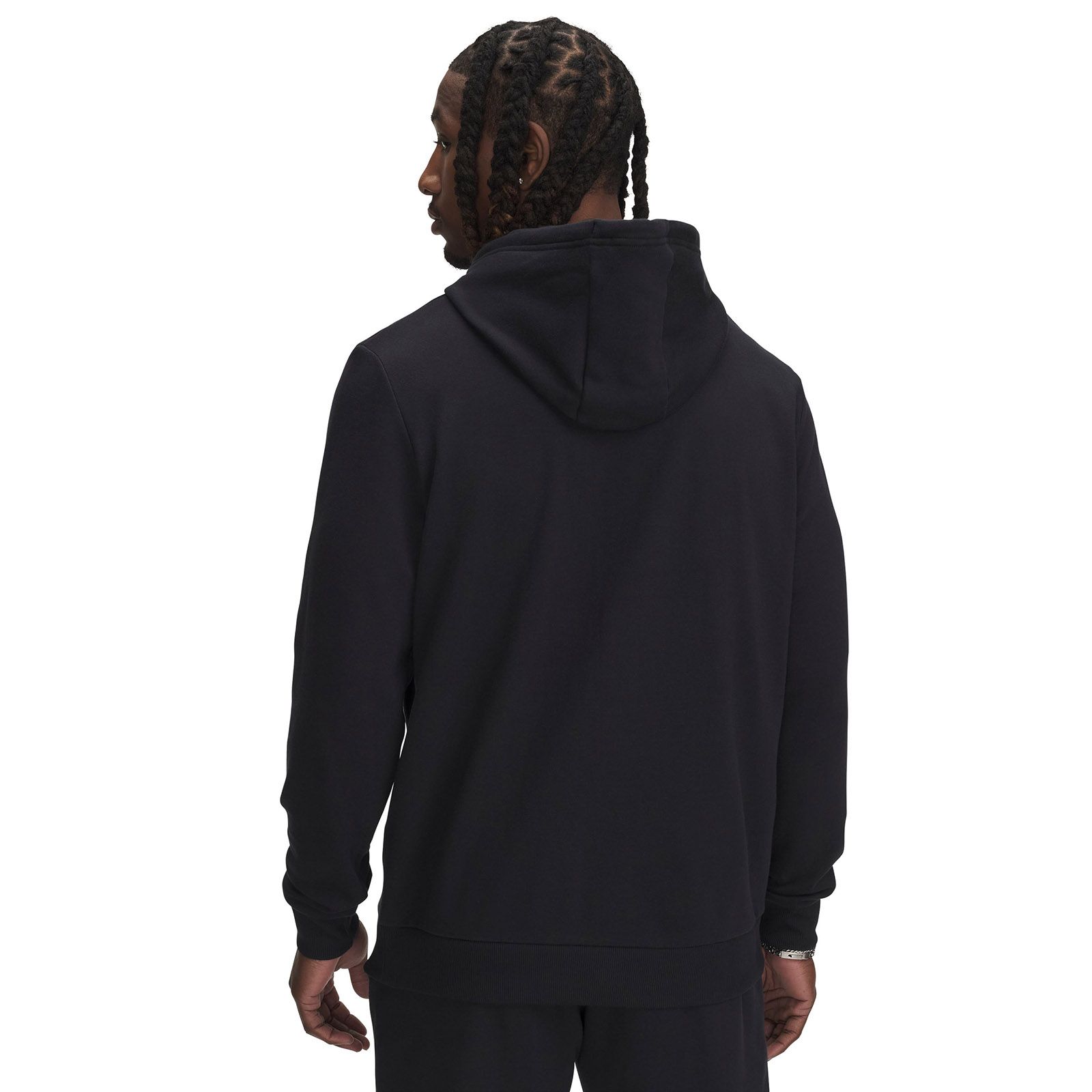 Polerón Project Rock Rival fleece negro para hombre Under Armour