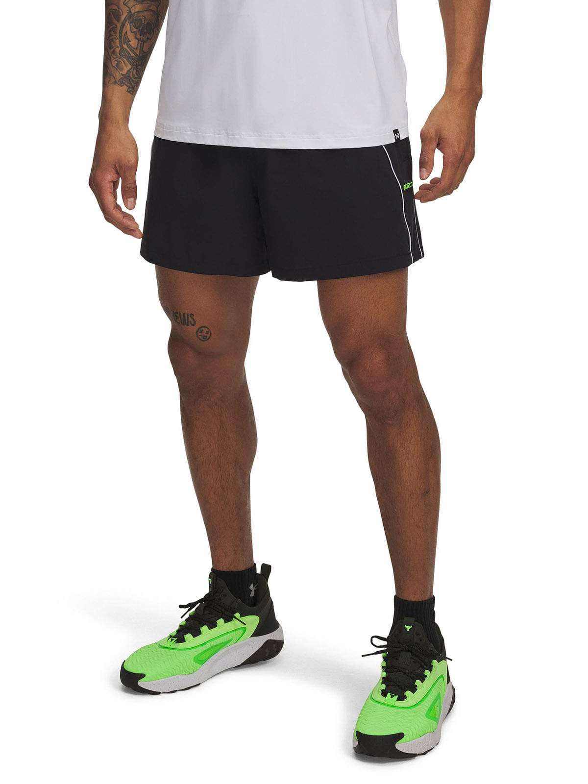 Shorts Project Rock negro para hombre