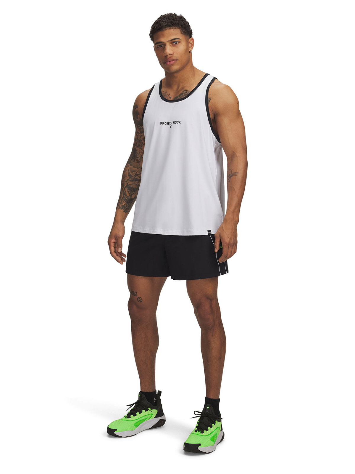 Shorts Project Rock negro para hombre