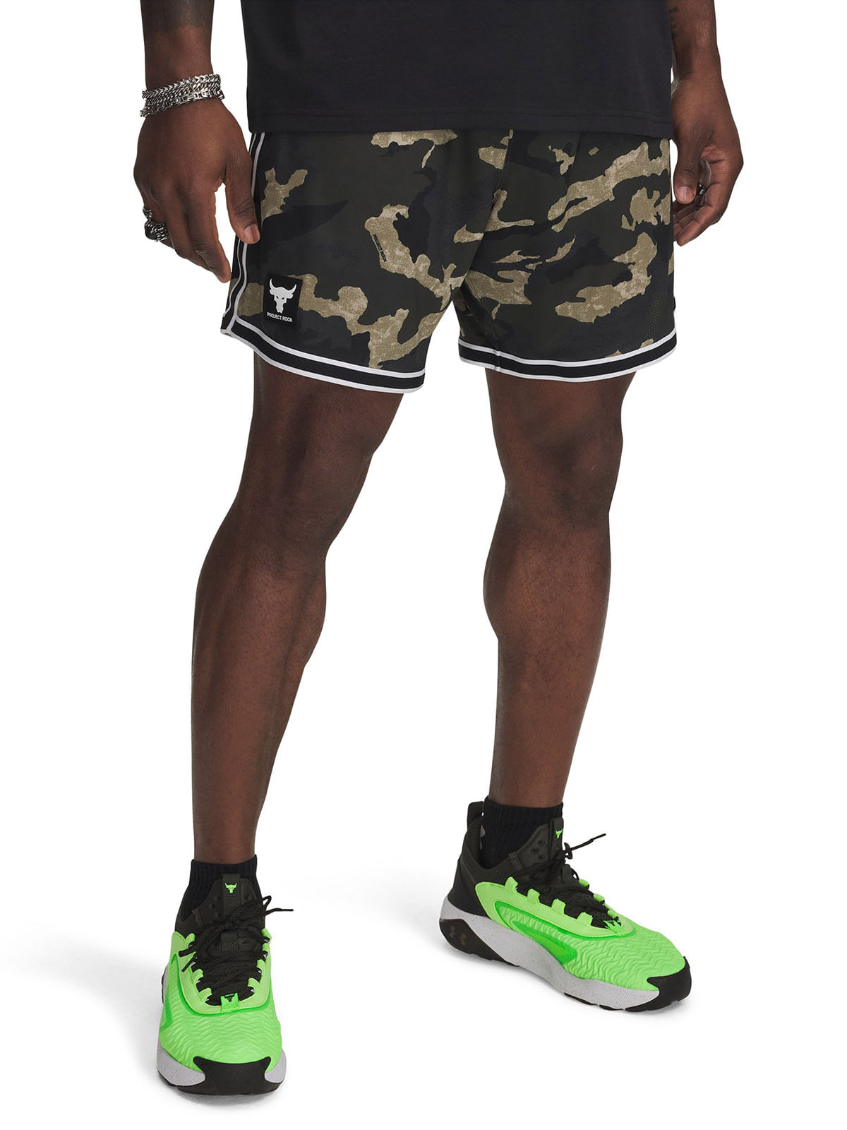 Shorts Project Rock mesh verde para hombre