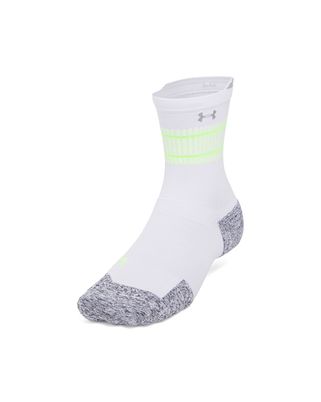 Calcetín unisex Under Armour armourdry® run cushion 3-pack blanco