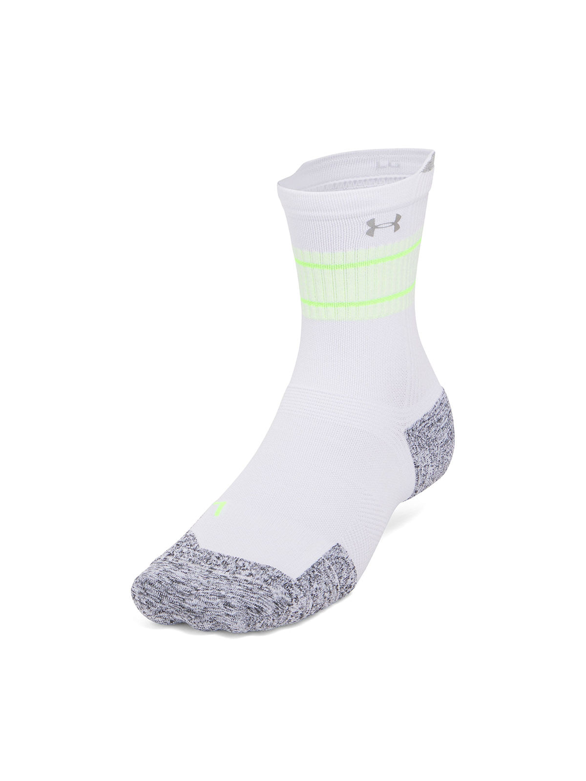 Calcetín unisex UA armourdry® run cushion 3-pack blanco