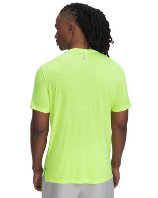 Polera manga corta Under Armour launch camo amarillo para hombre
