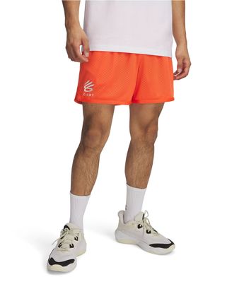 Shorts Curry splash naranjo para hombre Under Armour