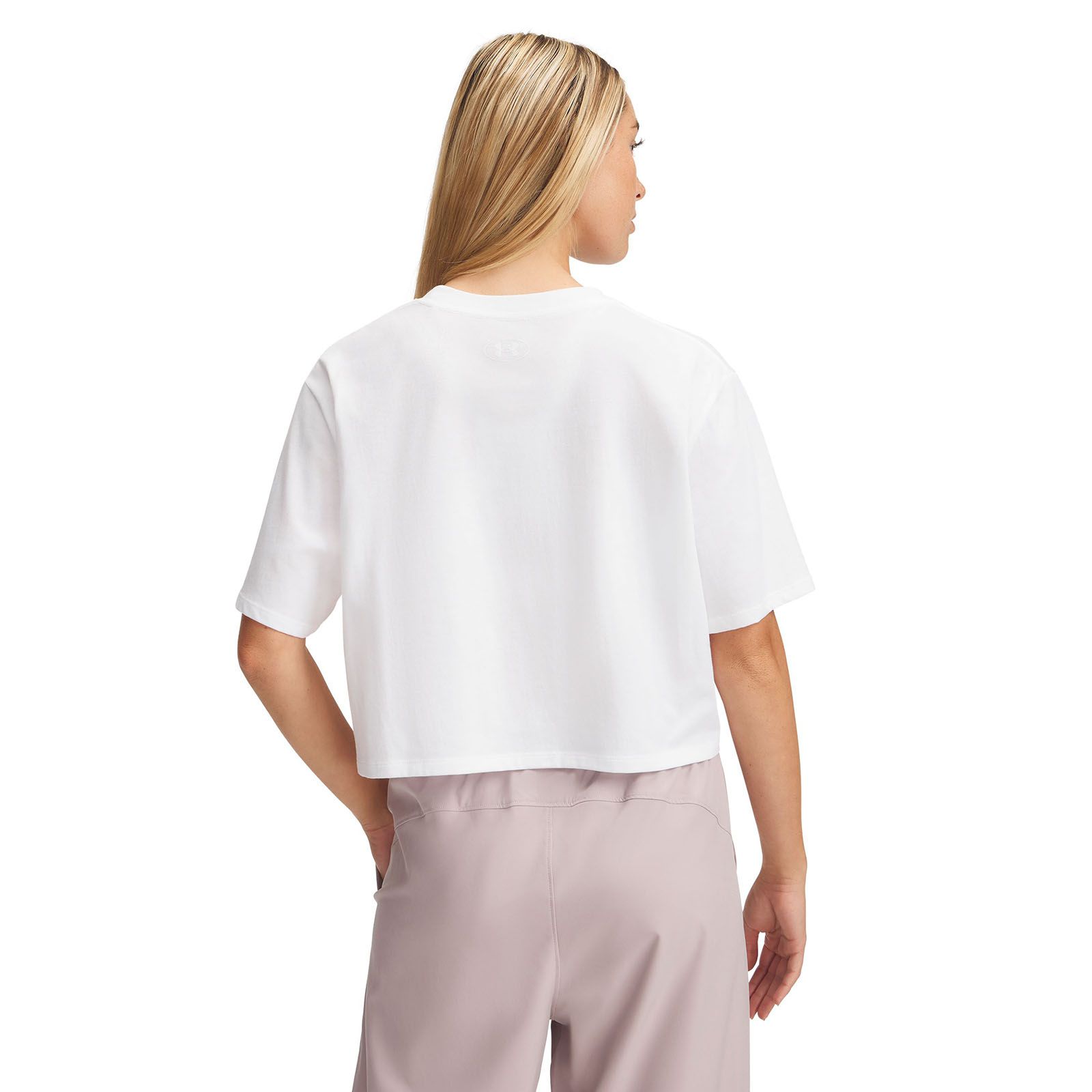 Polera manga corta Under Armour Rival blanco para mujer
