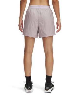 Shorts Under Armour Rival Woven gris para mujer