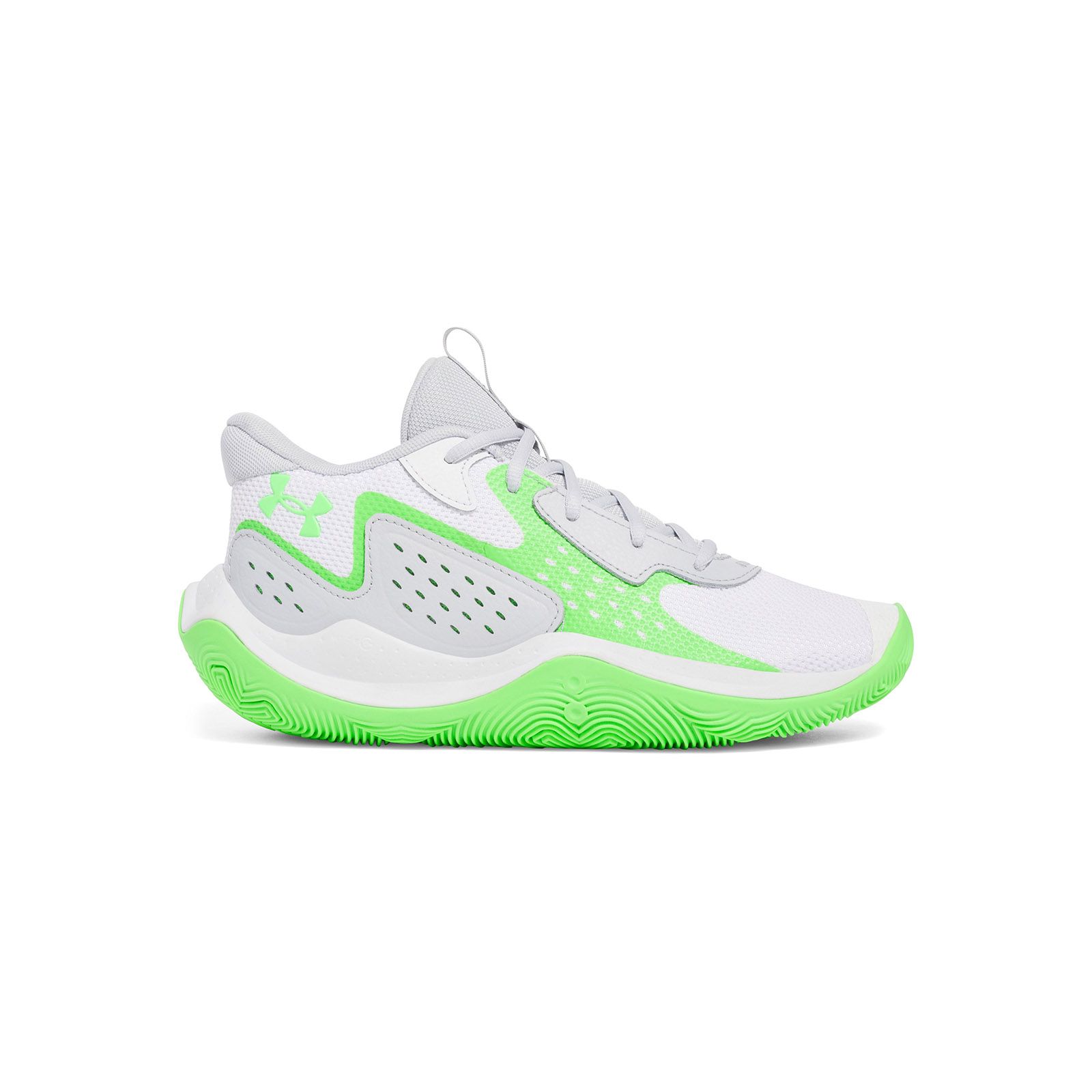 Zapatillas unisex Under Armour jet '23 Basketball blanco