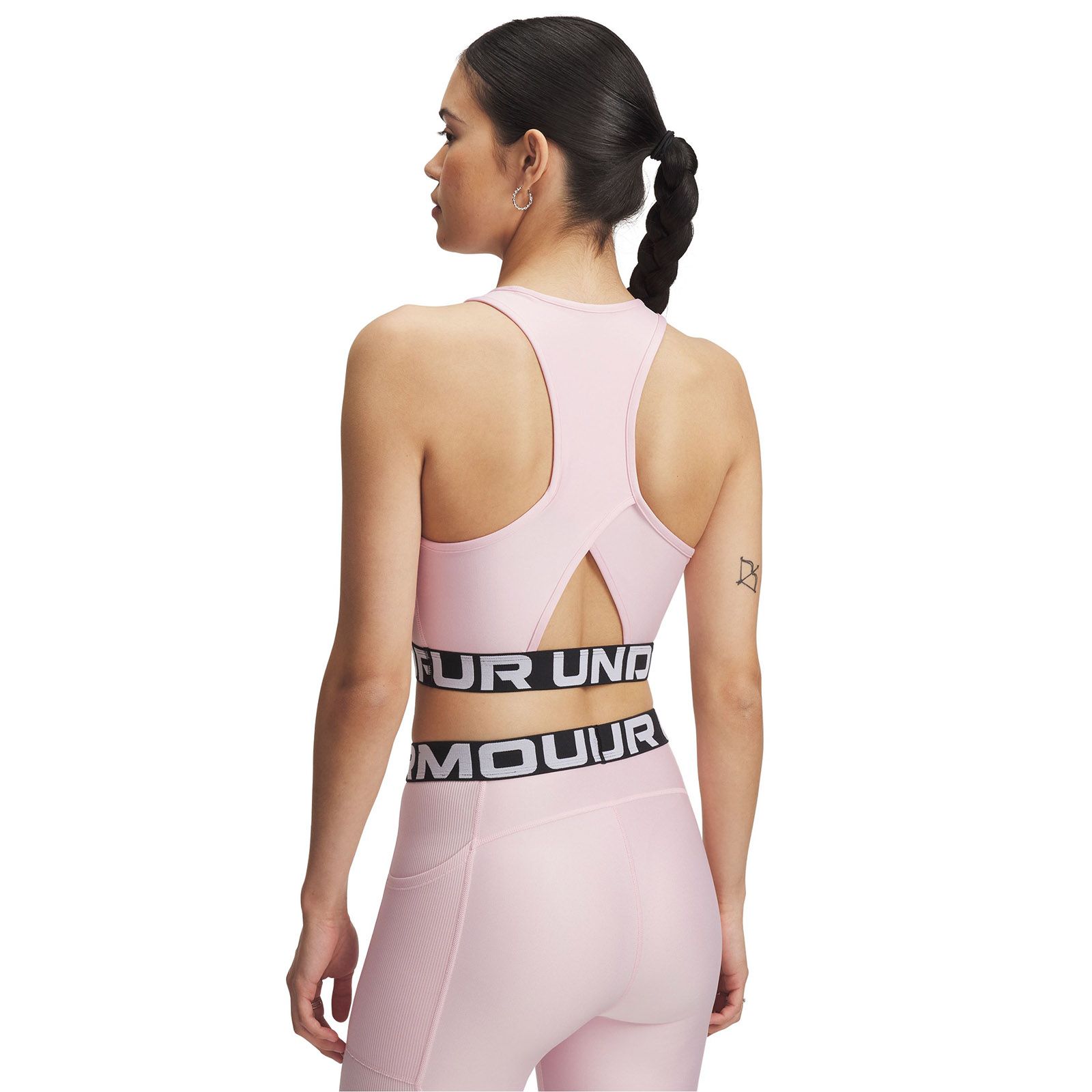 Primera capa sin mangas Heatgear rosado para mujer Under Armour