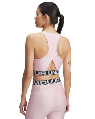 Primera capa sin mangas Heatgear rosado para mujer Under Armour