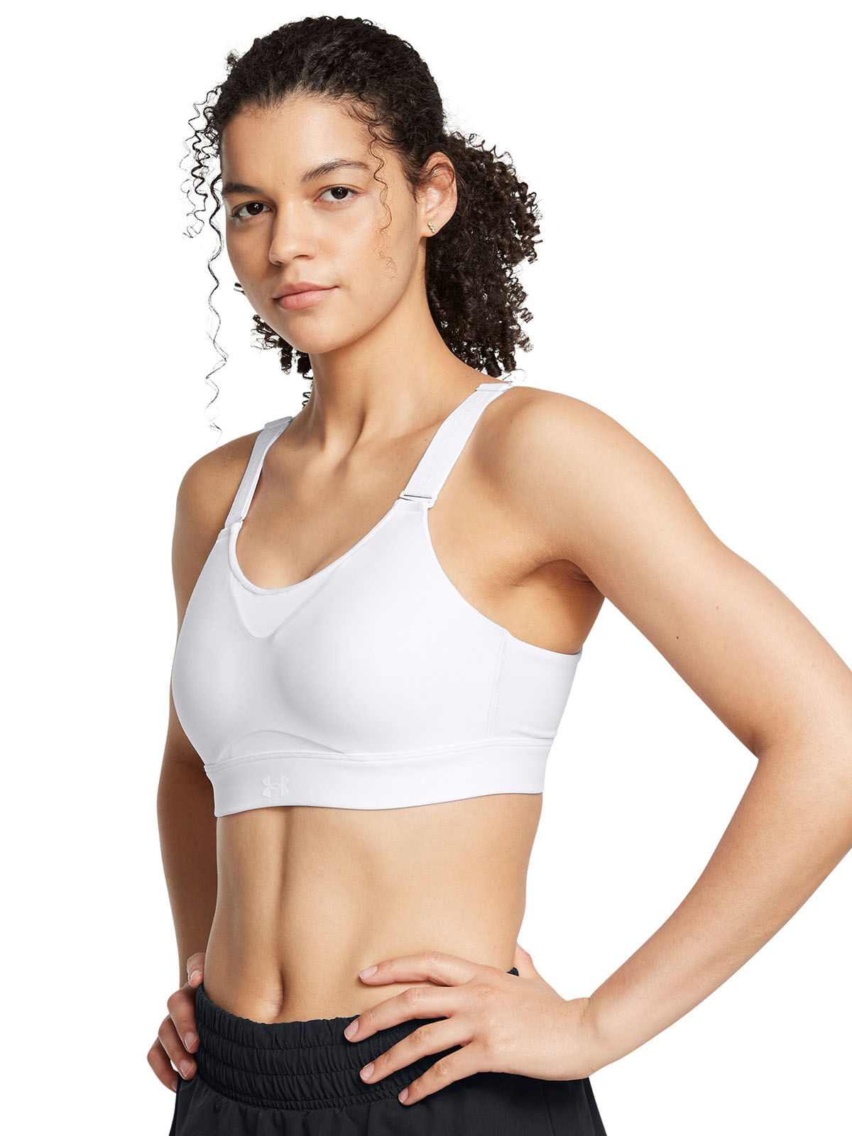 Sostén deportivo UA infinity 2.0 high blanco para mujer