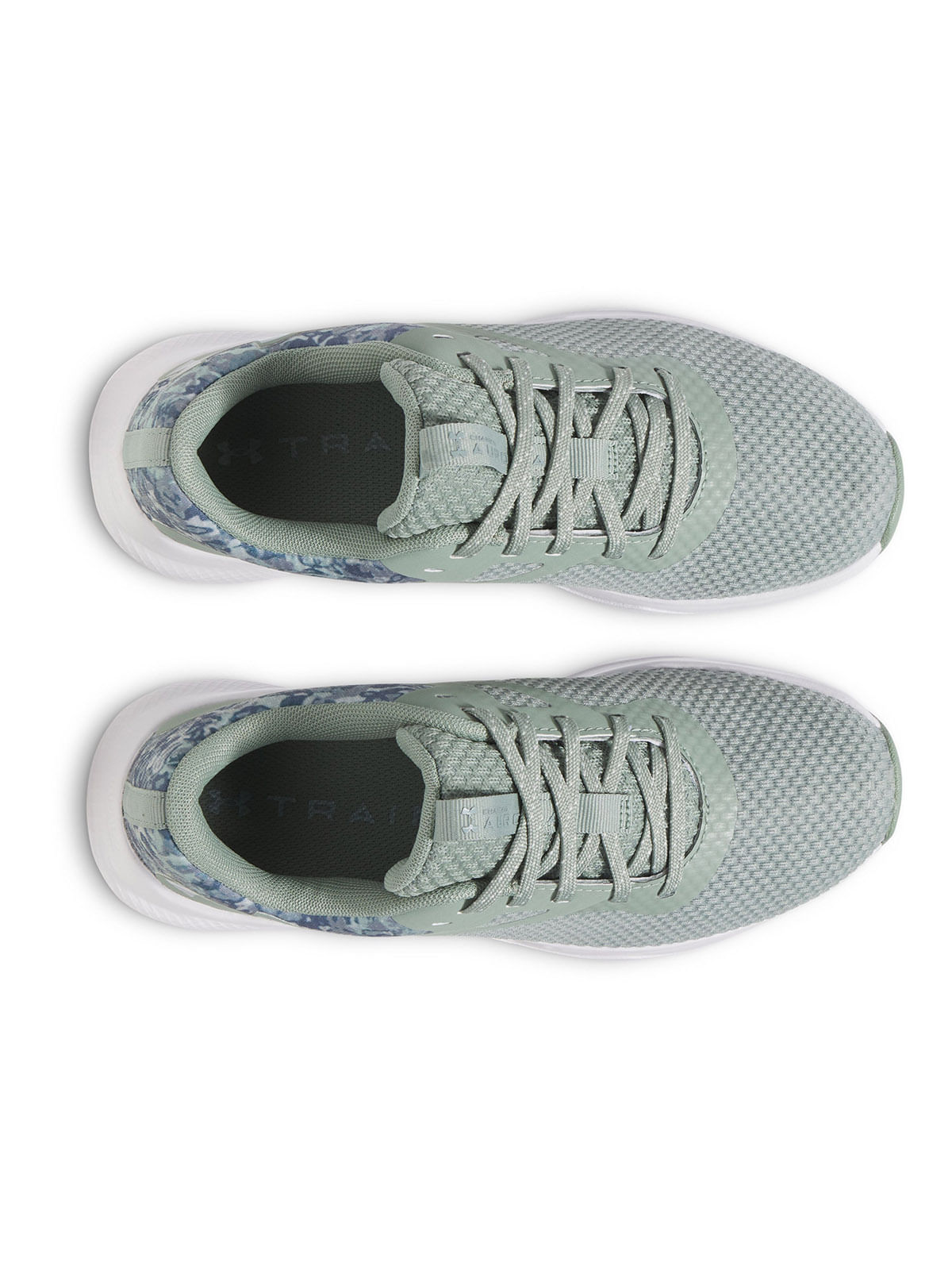 Zapatillas training mujer UA Charged aurora 2+ verde
