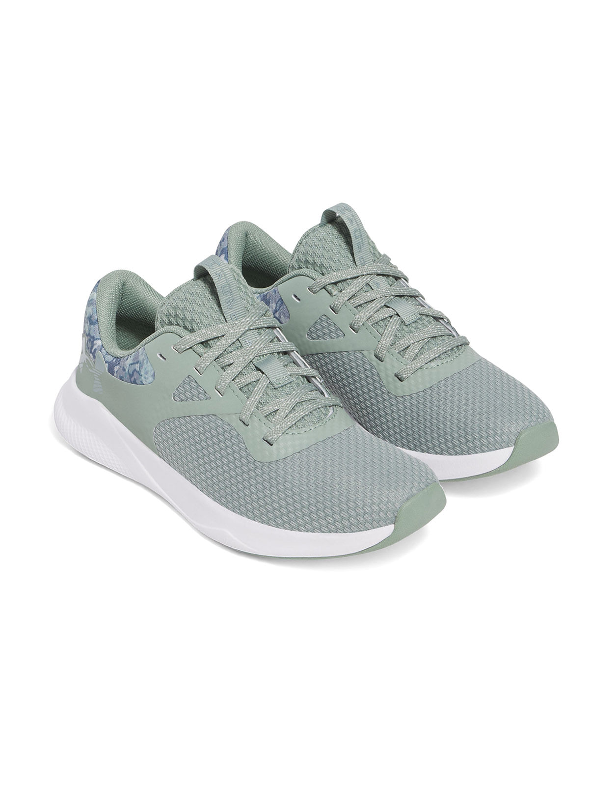 Zapatillas training mujer UA Charged aurora 2+ verde