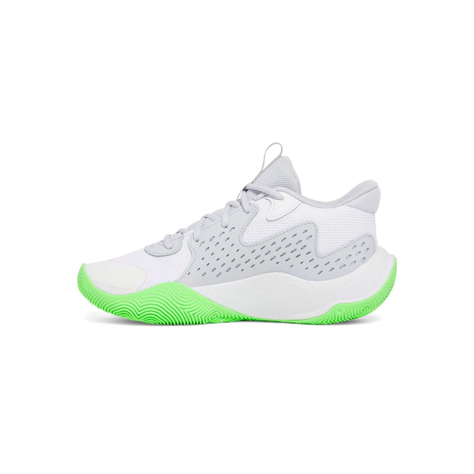 Zapatillas unisex Under Armour jet '23 Basketball blanco