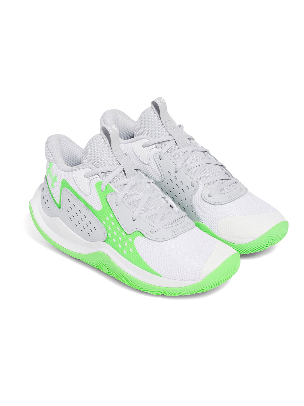 Zapatillas unisex UA jet '23 Basketball blanco