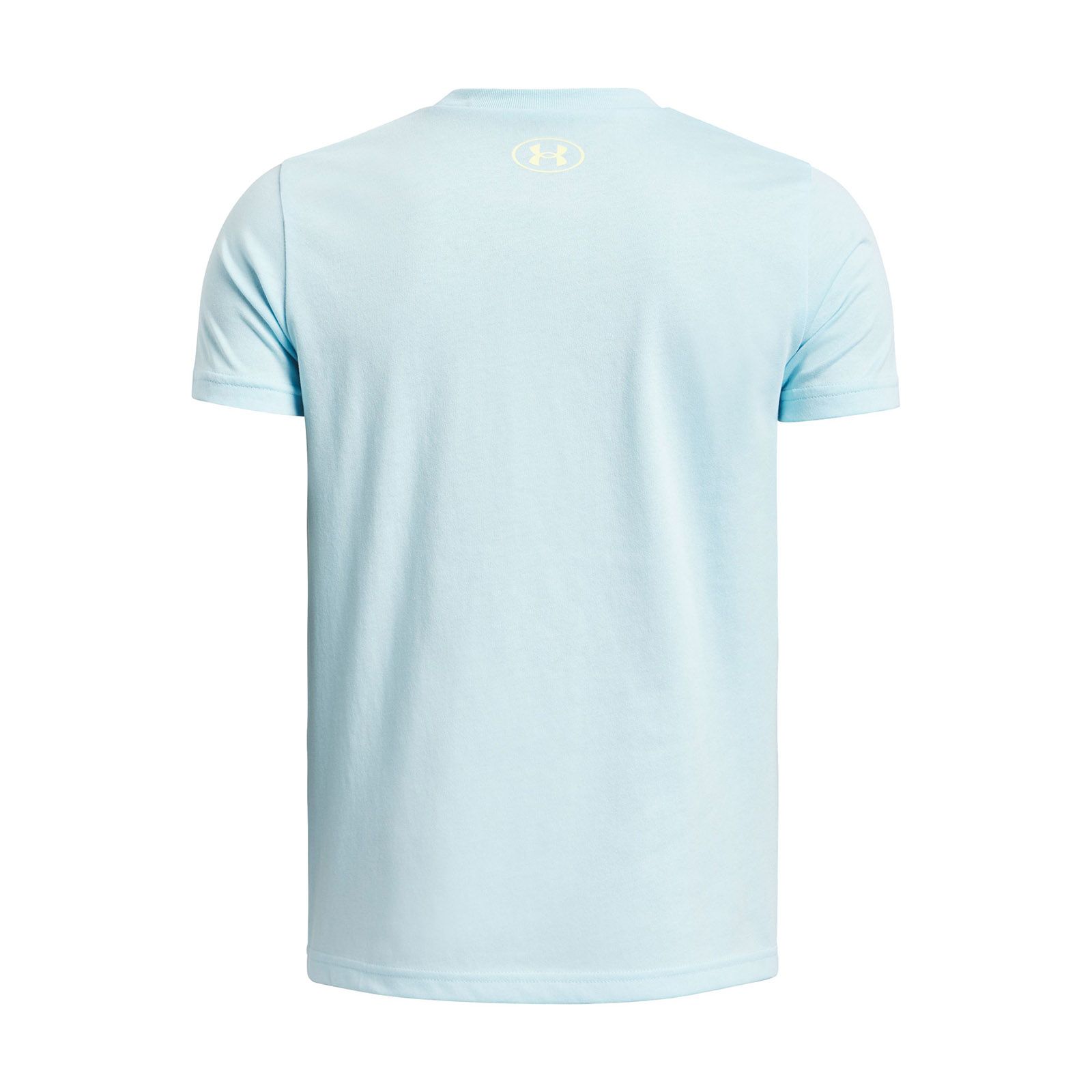Polera manga corta Under Armour boxed sports azul para niños