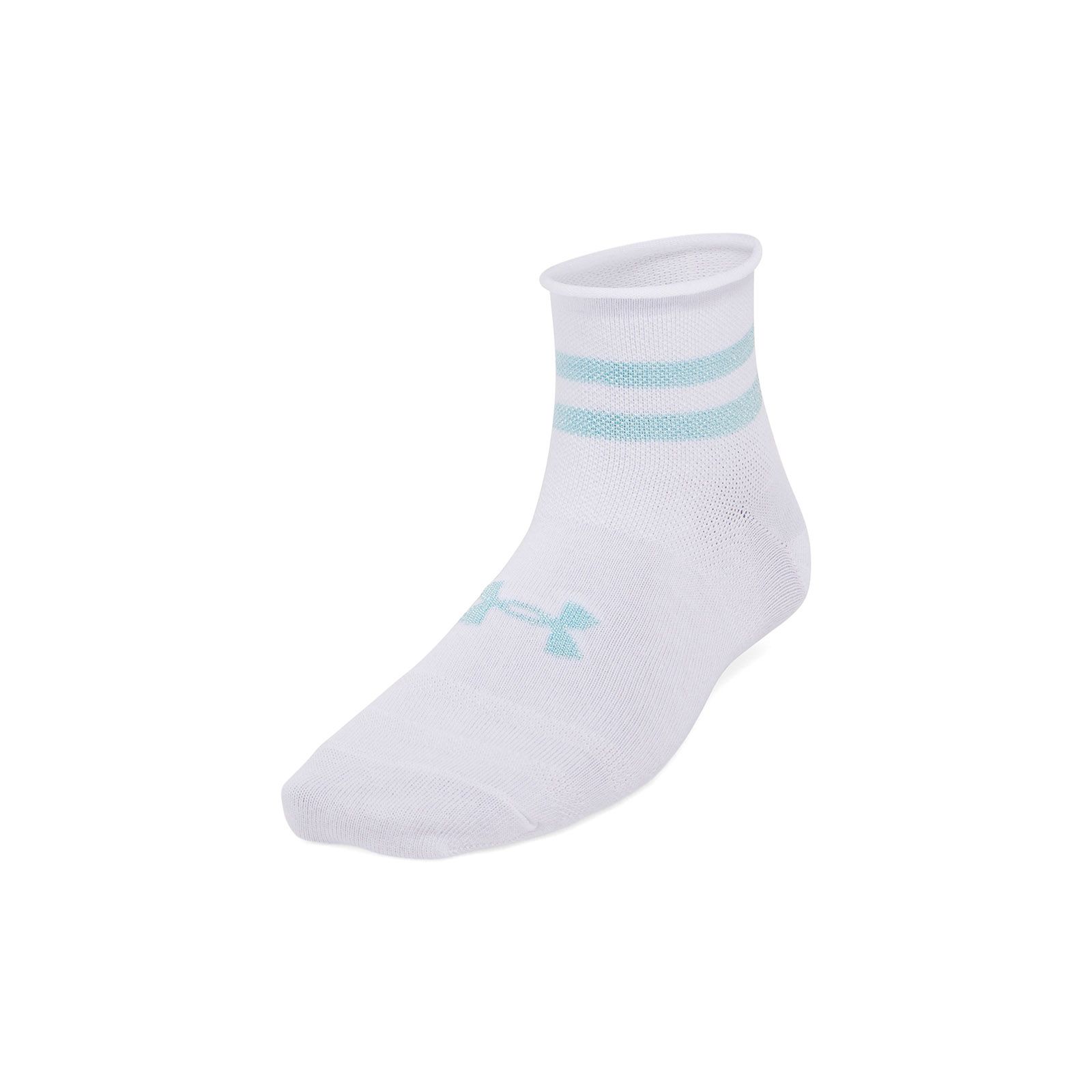 Calcetín mujer Under Armour essential low pack de 3 blanco
