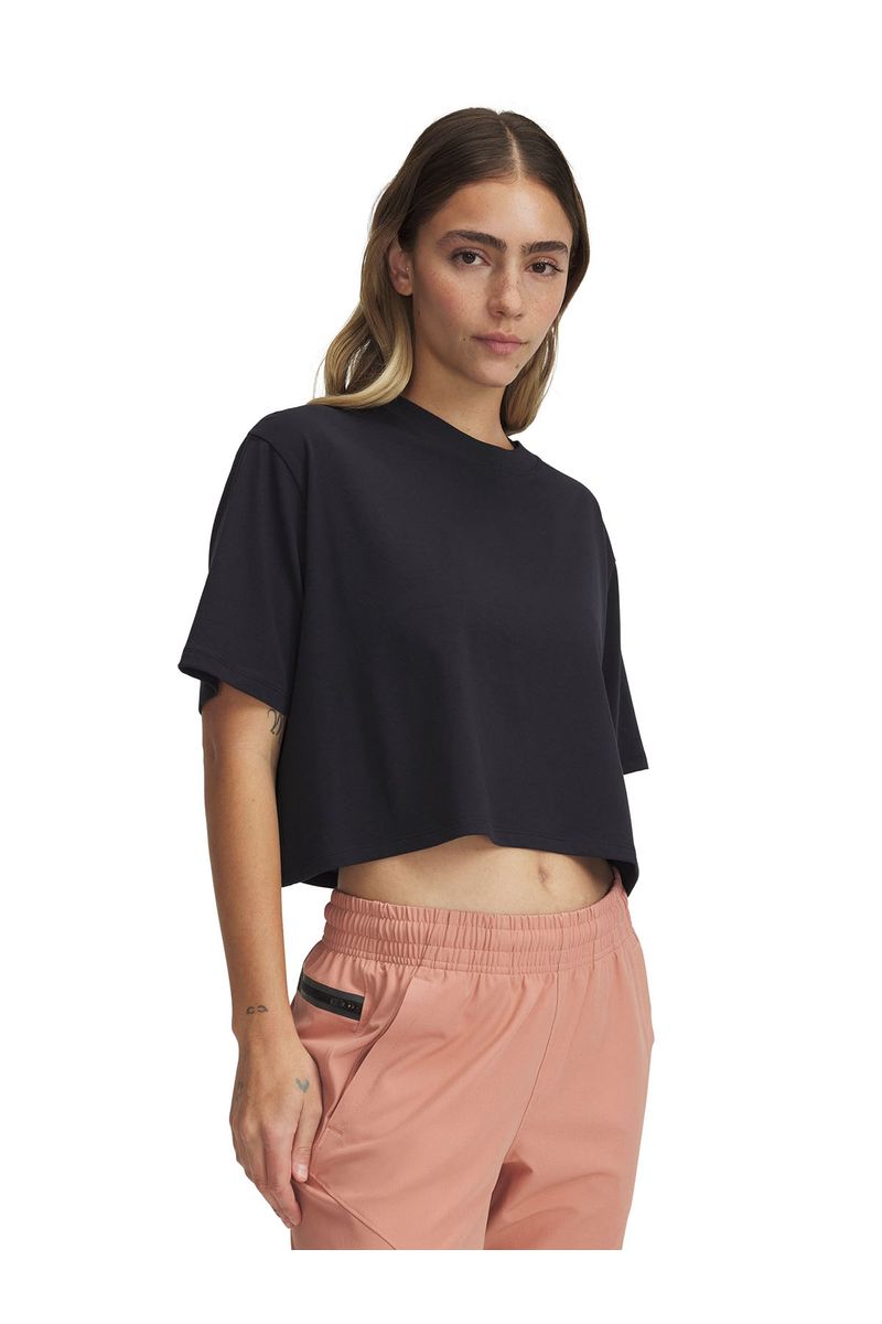 Polera-manga-corta-UA-Rival-negro-para-mujer