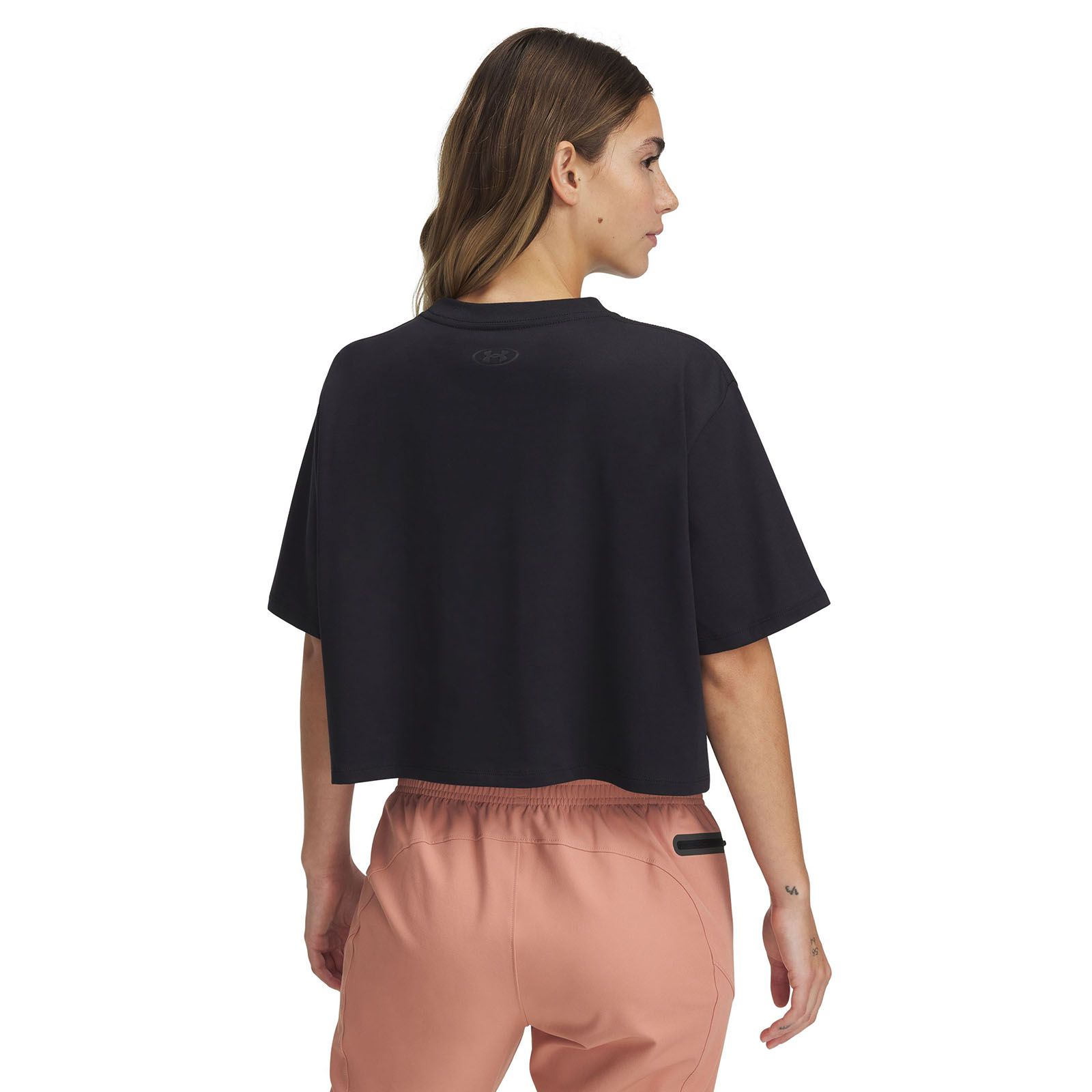 Polera manga corta Under Armour Rival negro para mujer