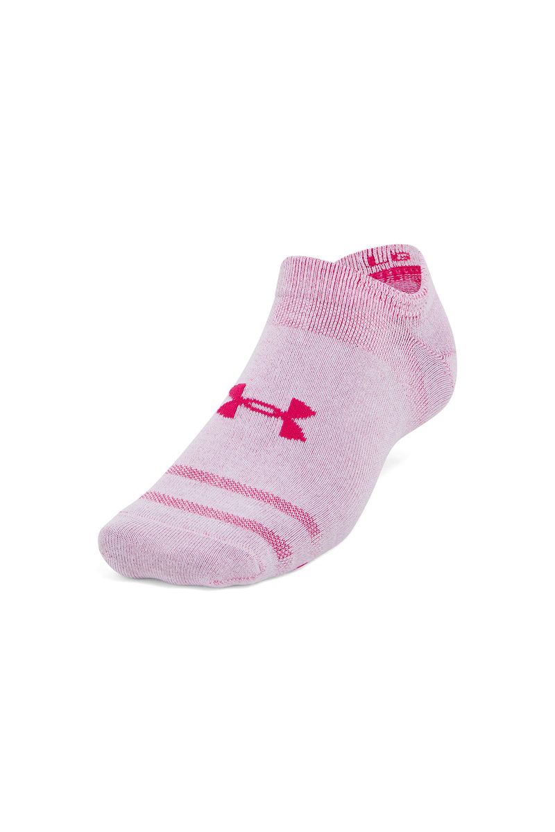 Calcetines-unisex-UA-essential-3-pack-no-show-morado