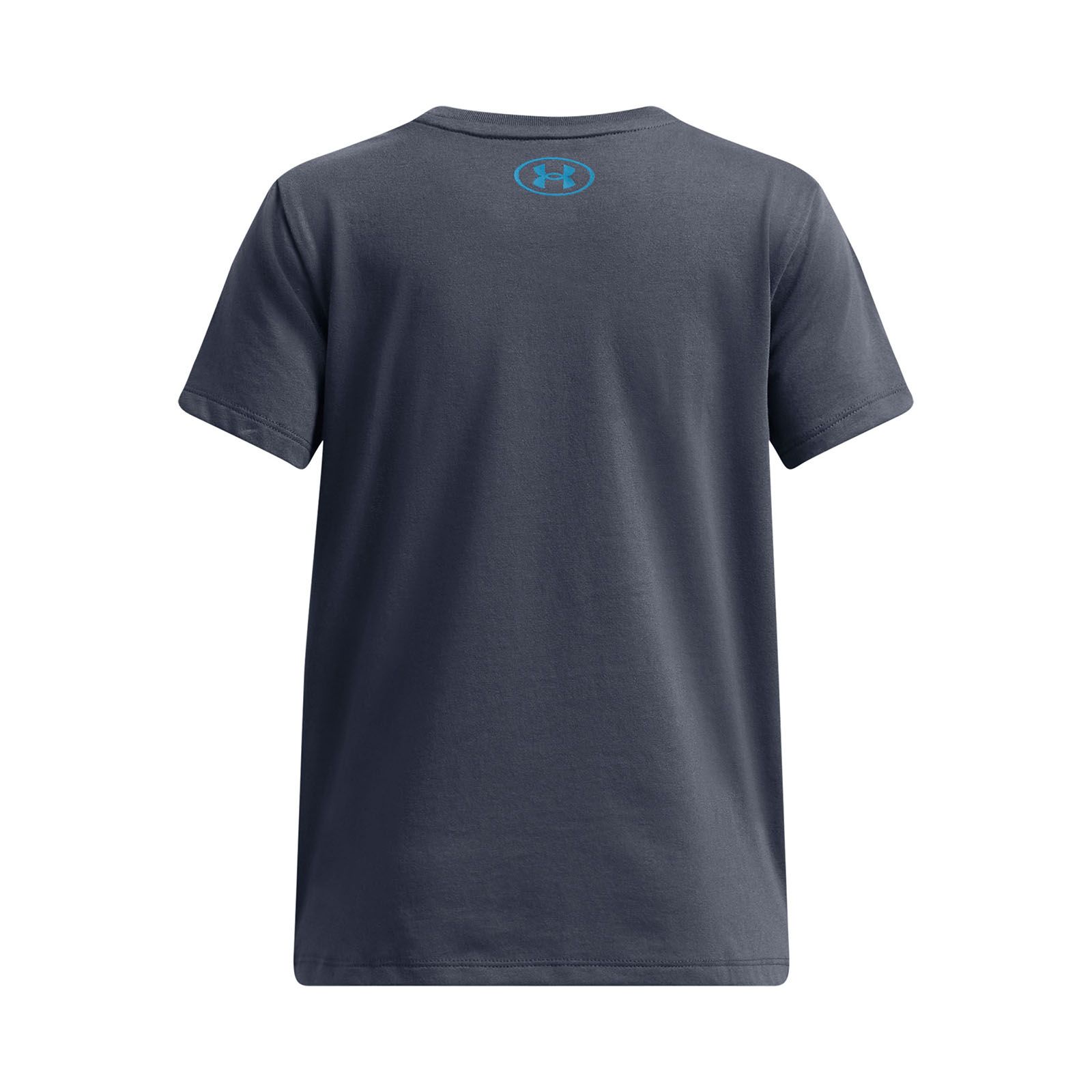 Polera manga corta Under Armour energy puff gris para niña