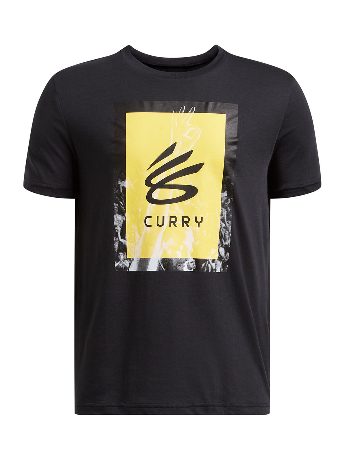 Polera manga corta Curry Trend negro para niños