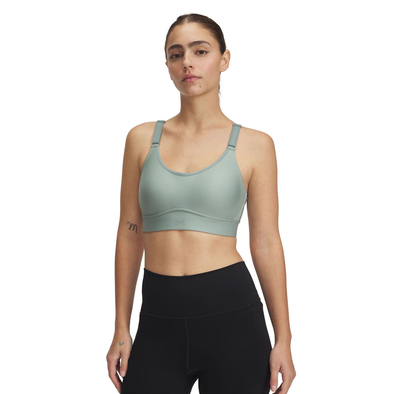 Sostén deportivo Under Armour infinity 2.0 mid verde para mujer