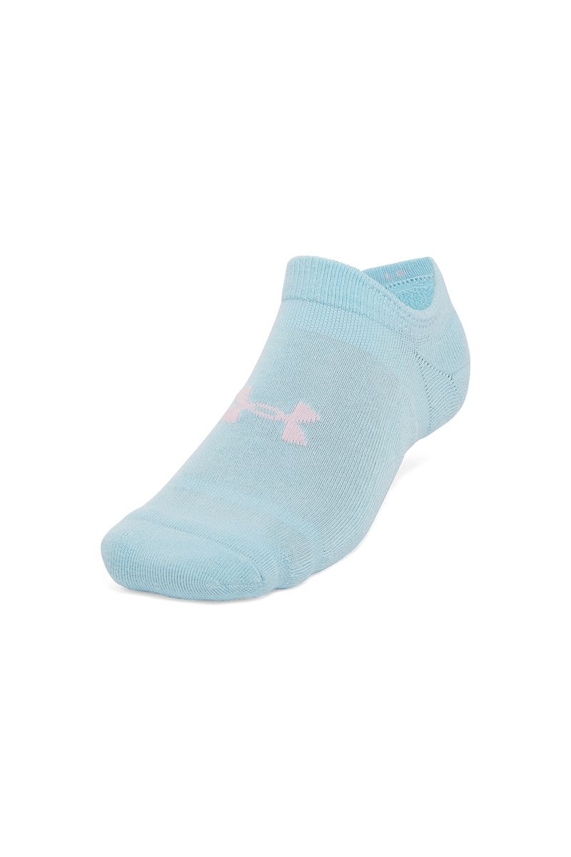 Calcetin-unisex-UA-essential-cushion-6-pack-no-show-azul