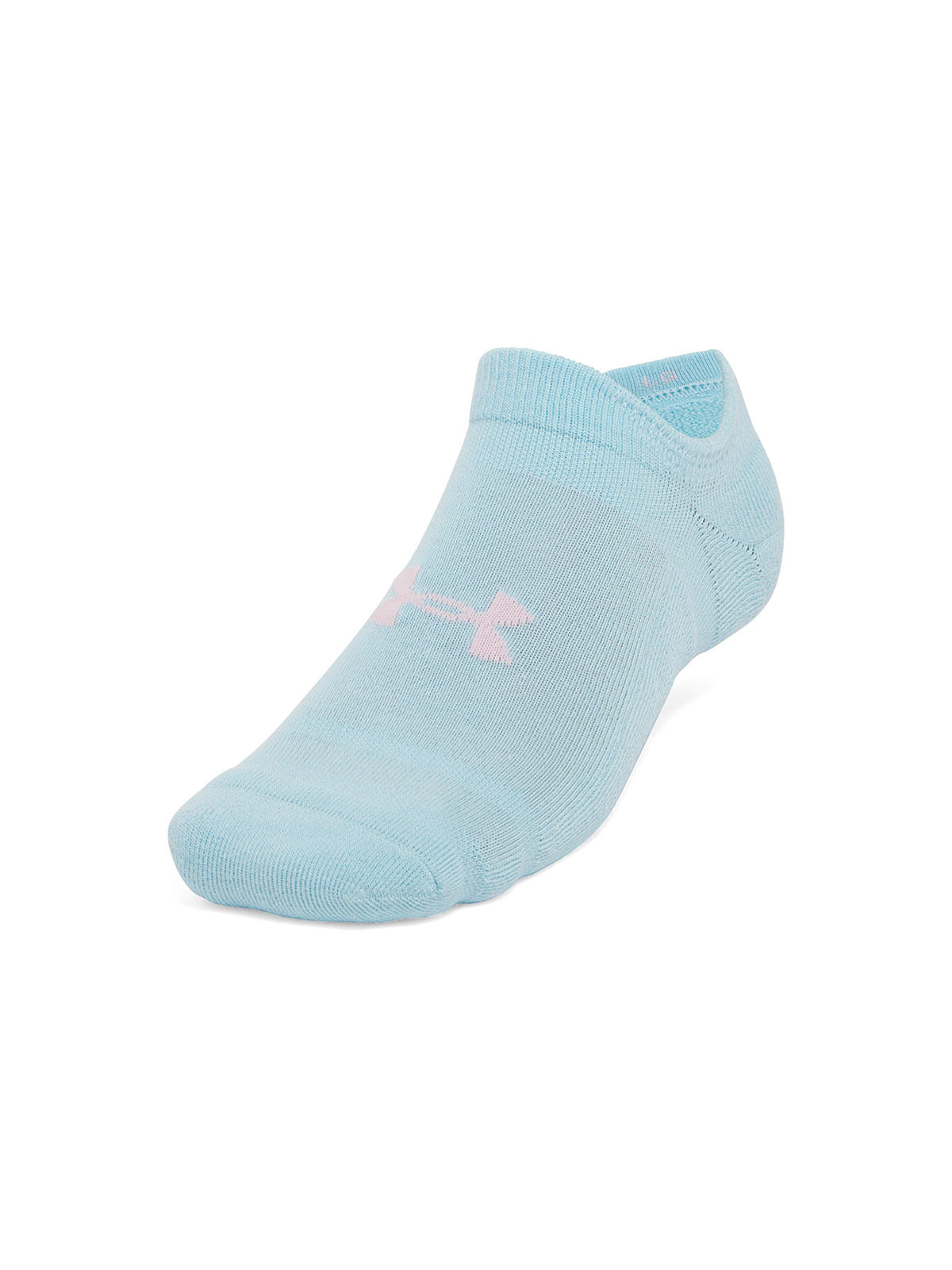 Calcetín unisex UA essential cushion 6-pack no show azul