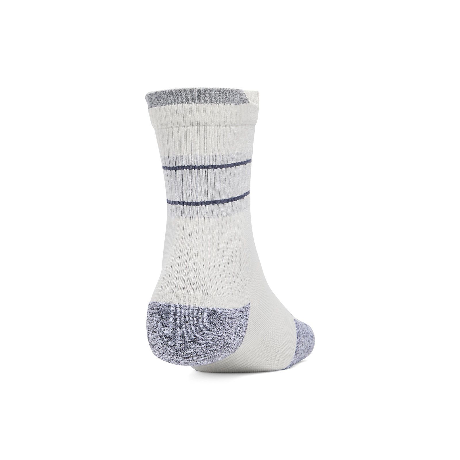 Calcetín unisex Under Armour armourdry¿ run cushion mid blanco