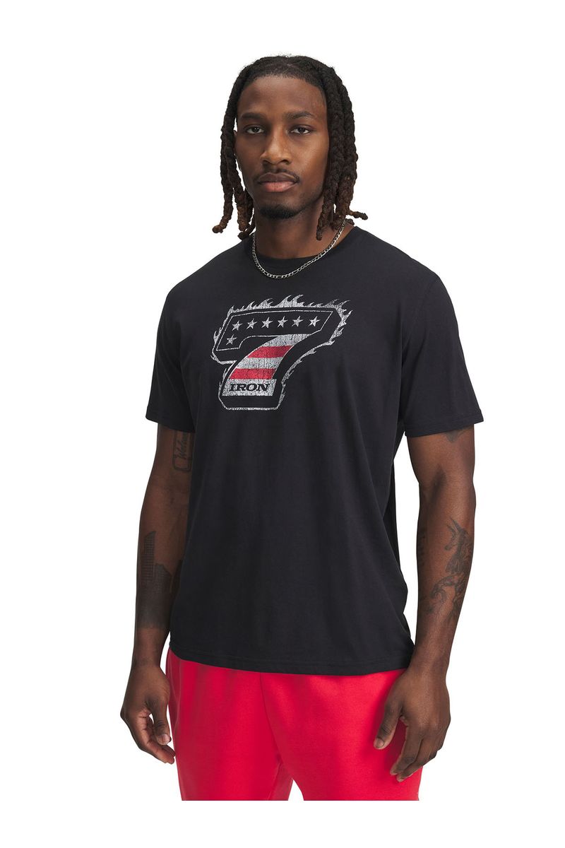 Polera-manga-corta-Project-Rock-iron-7-negro-para-hombre