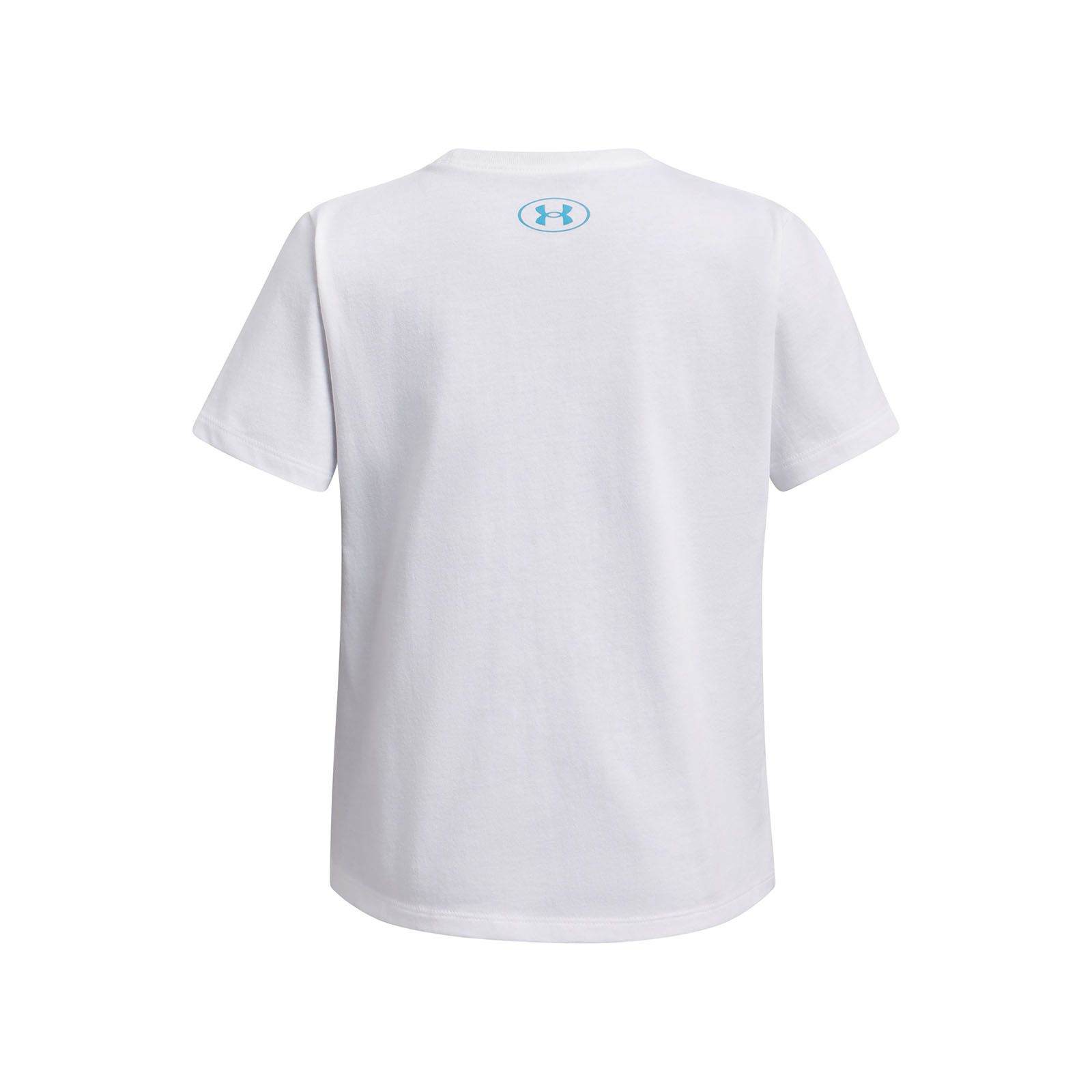 Polera manga corta Under Armour bubble blanco para niña